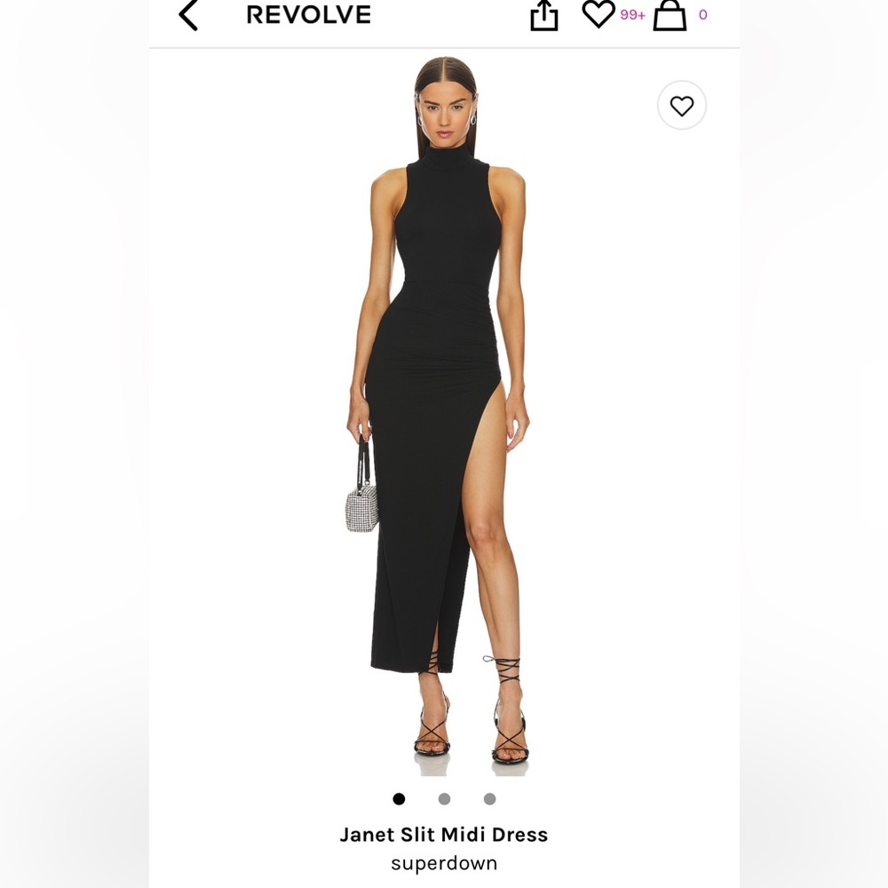 Revolve Midi Slit Dress